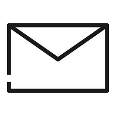 Pixel perfect inbox mail message letter icon. vector illustration