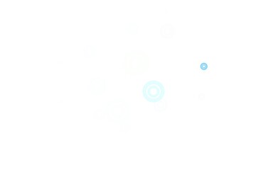 Light Blue, Green vector template with circles.