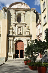 Cathédrale baroque à Oaxaca, Mexique