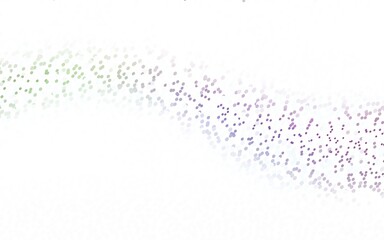 Light Green, Yellow vector red pattern of geometric circles, shapes. Colorful mosaic banner. Geometric background with colored disks.