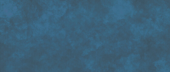 blue deep simple traditional grunge background with paint spots. Watercolor effect. Universal blue background