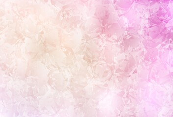 Light Pink, Yellow vector elegant wallpaper with roses, flowers.