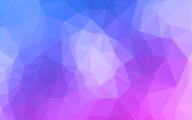 Light Pink, Blue vector abstract mosaic background. Brand new colorful illustration in with gradient. Template for your brand book.