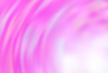 Light Pink vector blurred bright template.
