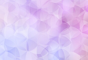 Obraz premium Light Purple, Pink vector polygon abstract backdrop.