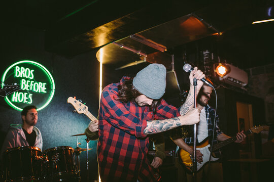 Rock and Roll Band on Stage