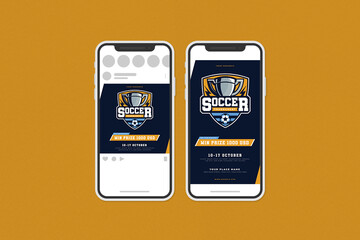 Soccer Tournament Social Media Template