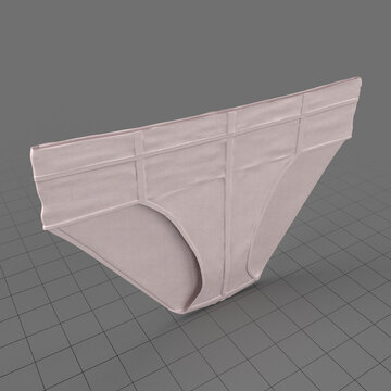 Flat briefs underwear for men