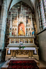 Fototapeta na wymiar Abbatiale Saint-Pierre-et-Saint-Paul de Wissembourg