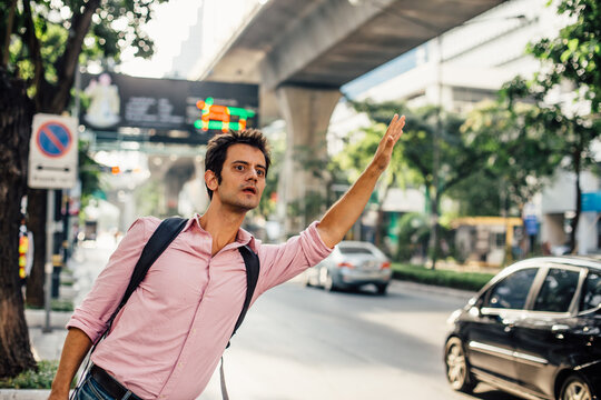 Hailing a Cab in Bangkok