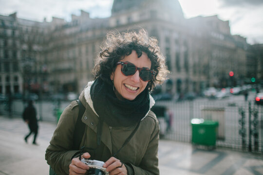 Fototapeta Tourist in Paris
