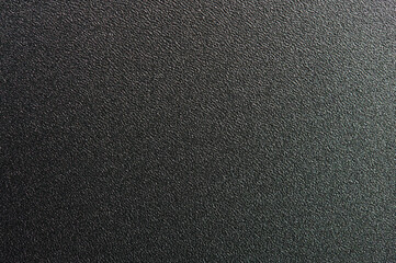 Black matte rough metal surface