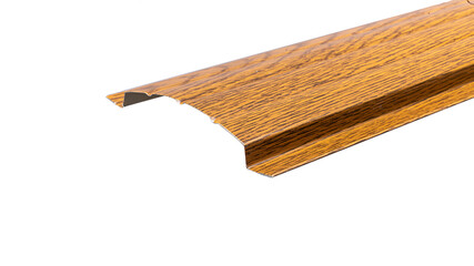 Blockhouse rails for fence colored colorful metal profile elements isolated