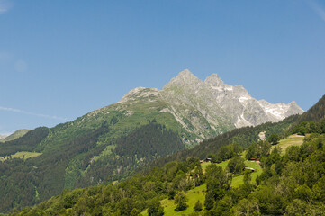 Surselva, Oberalppass, Alpsu, Oberalpstrasse, Passstrasse, Bergstrasse, Graubünden, Sommer, Schweiz