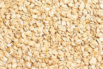 Pile of oat flakes