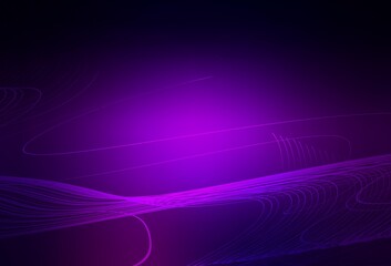 Fototapeta na wymiar Dark Purple vector blurred shine abstract background.