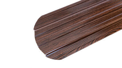 Blockhouse rails for fence colored colorful metal profile elements isolated