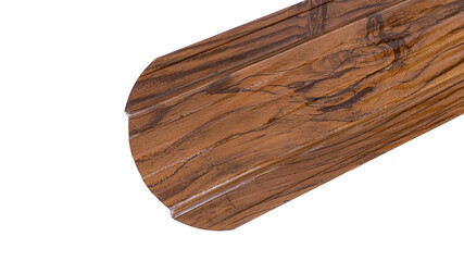 Blockhouse rails for fence colored colorful metal profile elements isolated