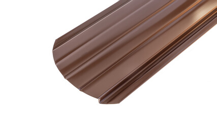 Blockhouse rails for fence colored colorful metal profile elements isolated