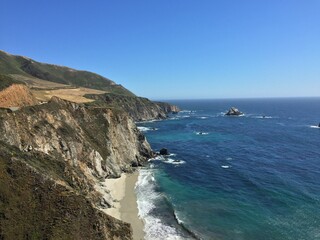 the coast of the big sur