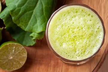 .Green juice or fresh juice detox.