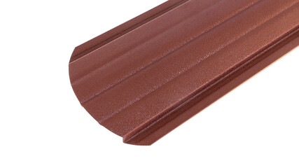 Blockhouse rails for fence colored colorful metal profile elements isolated