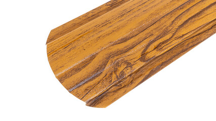 Blockhouse rails for fence colored colorful metal profile elements isolated