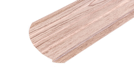 Blockhouse rails for fence colored colorful metal profile elements isolated