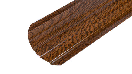 Blockhouse rails for fence colored colorful metal profile elements isolated