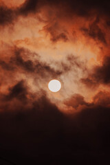 Trippy Sunset and clouds in Jamaica 