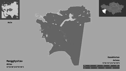 Mangghystau, region of Kazakhstan,. Previews. Bilevel