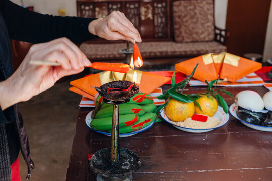 Rites acrifice to gods in traditional Chinese rite