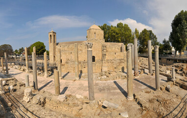 Fototapeta na wymiar Ayia Kyriaki Chrysopolitissa Church in Paphos
