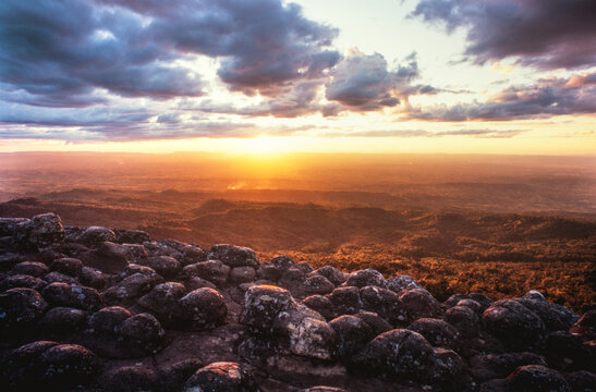 Lanhinpum in Phuhinrongkla National Prak,Thailand.