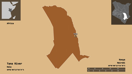 Tana River, county of Kenya,. Previews. Pattern © Yarr65