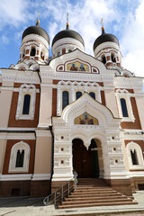 Fototapeta na wymiar The orthodox Alexander Nevsky Cathedral, Tallinn