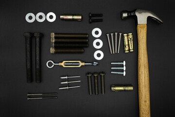 An instrument, usually made of iron or steel, used to make or repair something and used with the hands