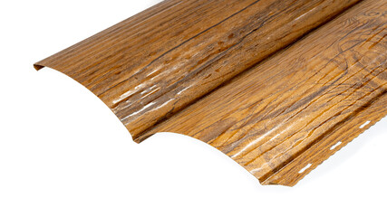 Blockhouse rails for fence colored colorful metal profile elements isolated