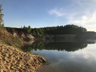 lake in the mountains
