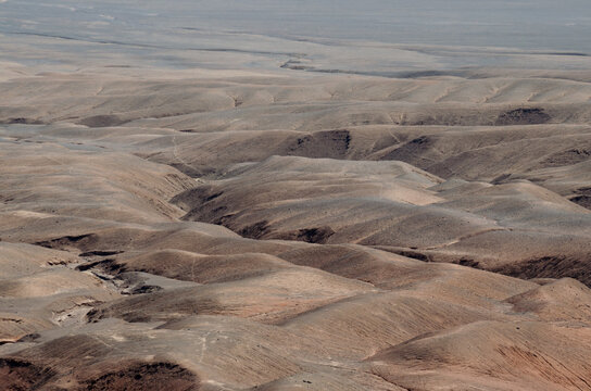 Endless terrain of desert