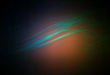 Dark Pink, Yellow vector blurred bright template.