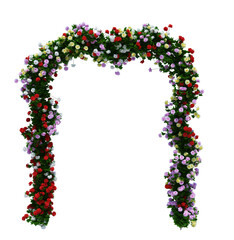 3d Render Brush Tree Isolated  on white