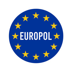 Europol European police office symbol icon