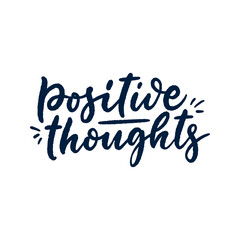 Positive lettering slogan in modern style. Element for posters, prints and fashion design. Hand drawn calligraphy quote. Vector illustration.