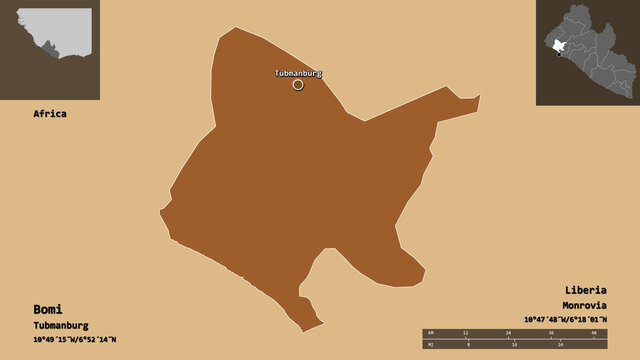 Bomi, county of Liberia,. Previews. Pattern