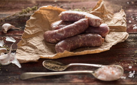 Raw Italian Sausage with Herbs and Spices