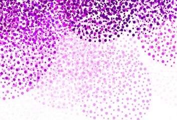 Fototapeta premium Light Purple vector template with circles.