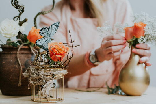 Creative nature still life arrangement