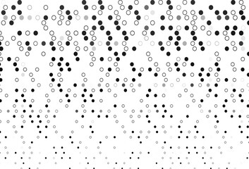 Light Black vector backdrop with dots.