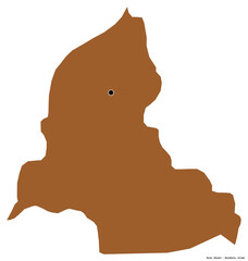 Resen, municipality of Macedonia, on white. Pattern